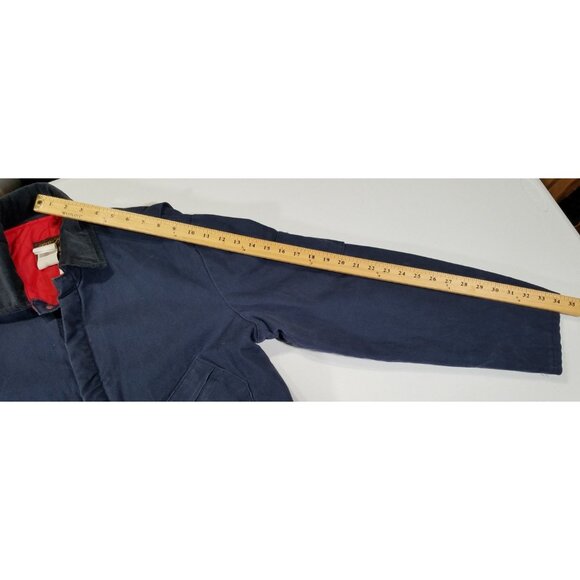 Walls Zero-Zone Vtg Blue Canvas Insulated Work Outdoor Coveralls Men Large 42-44 - Picture 9 of 16